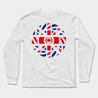 British Canadian Multinational Patriot Flag Series Long Sleeve T-Shirt